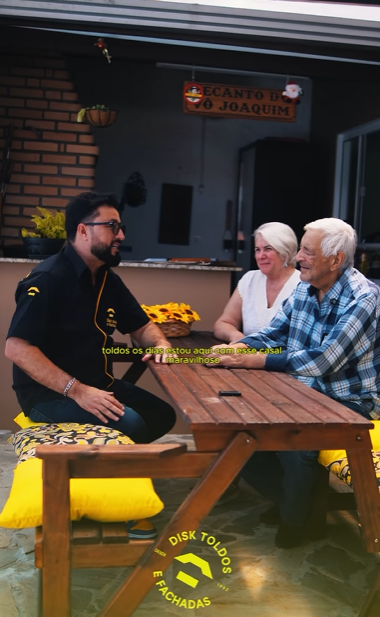 Agradecemos imensamente ao nosso amigo e cliente Vovô Joaquim pelo carinho e pelo depoimento
